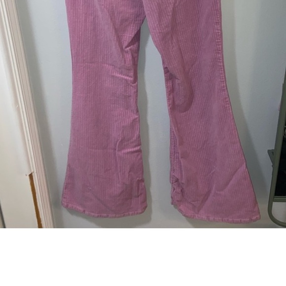 Lee Modern Limited Edition‎ pink corduroy high rise Flare Jeans size 28 - Picture 6 of 6